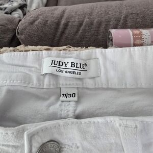 Judy Blue Classic White Jeans